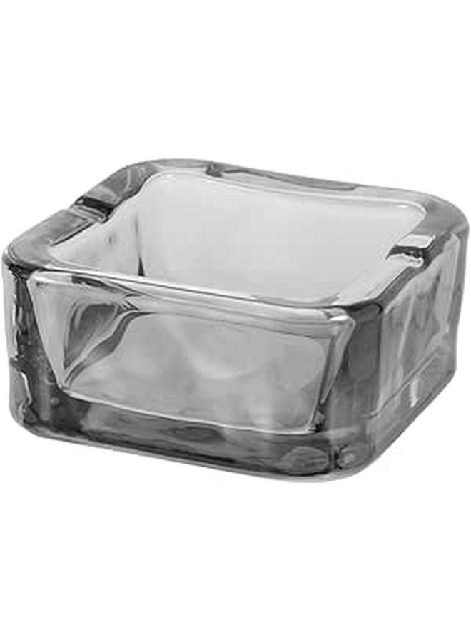 Transparent Glass Ashtray for Car Home Office and Outdoor Patio Modern Decorative Ash Holder - Image 1