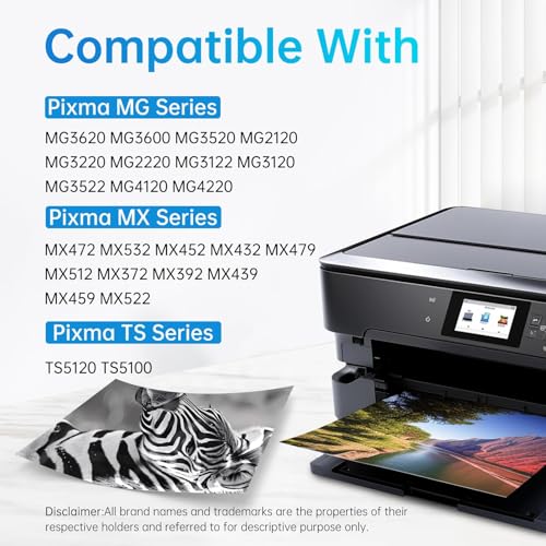 LEMERO PG-240 XL 240XL Black Ink Cartridge Remanufactured for Canon 240XL Ink Cartridge Work with Canon PIXMA MG3620 MG2120 MG3120 MG4120 MG2220 MG3220 MG3520 MX472 TS5120 Printers (Black, 2-Pack) - Image 2