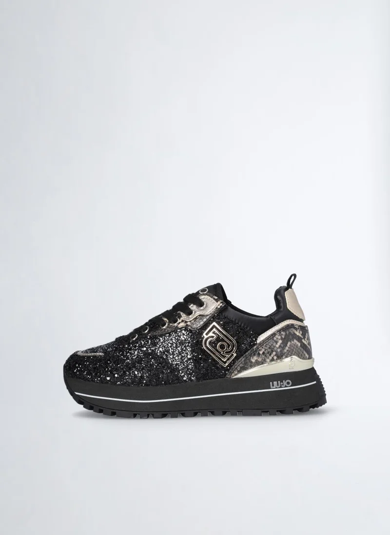 Liu Jo Platform Sneakers with Glitter