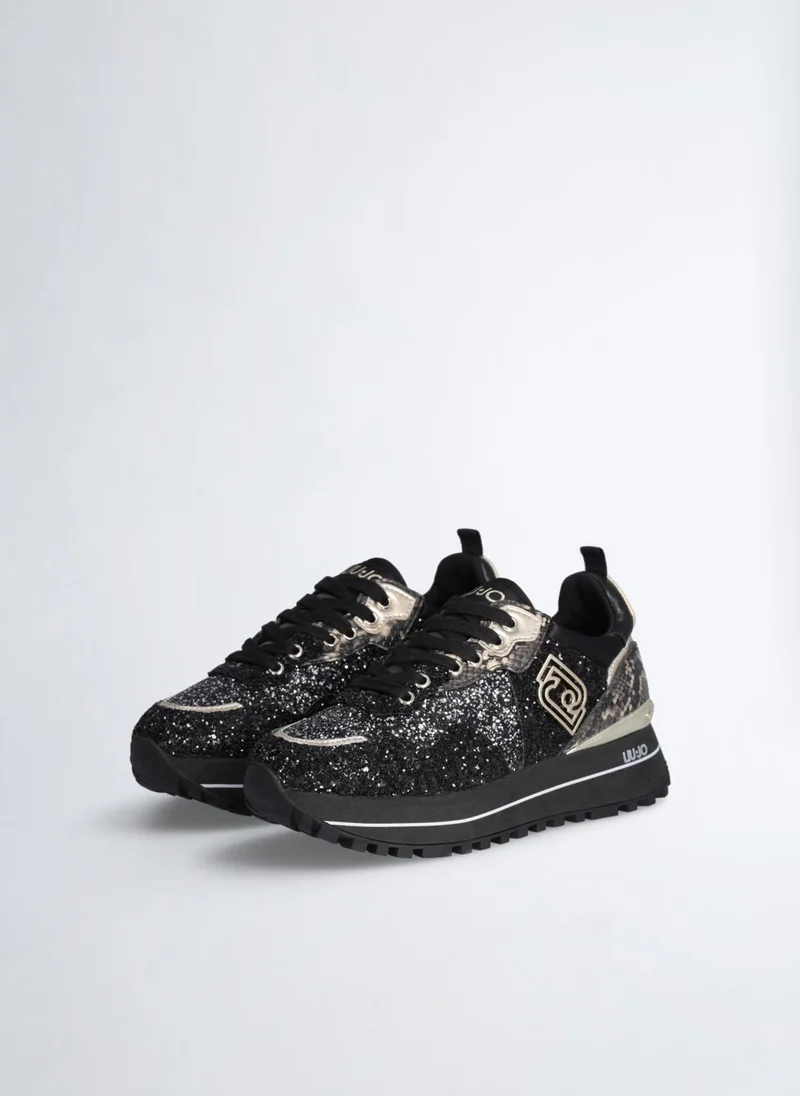 Liu Jo Platform Sneakers with Glitter