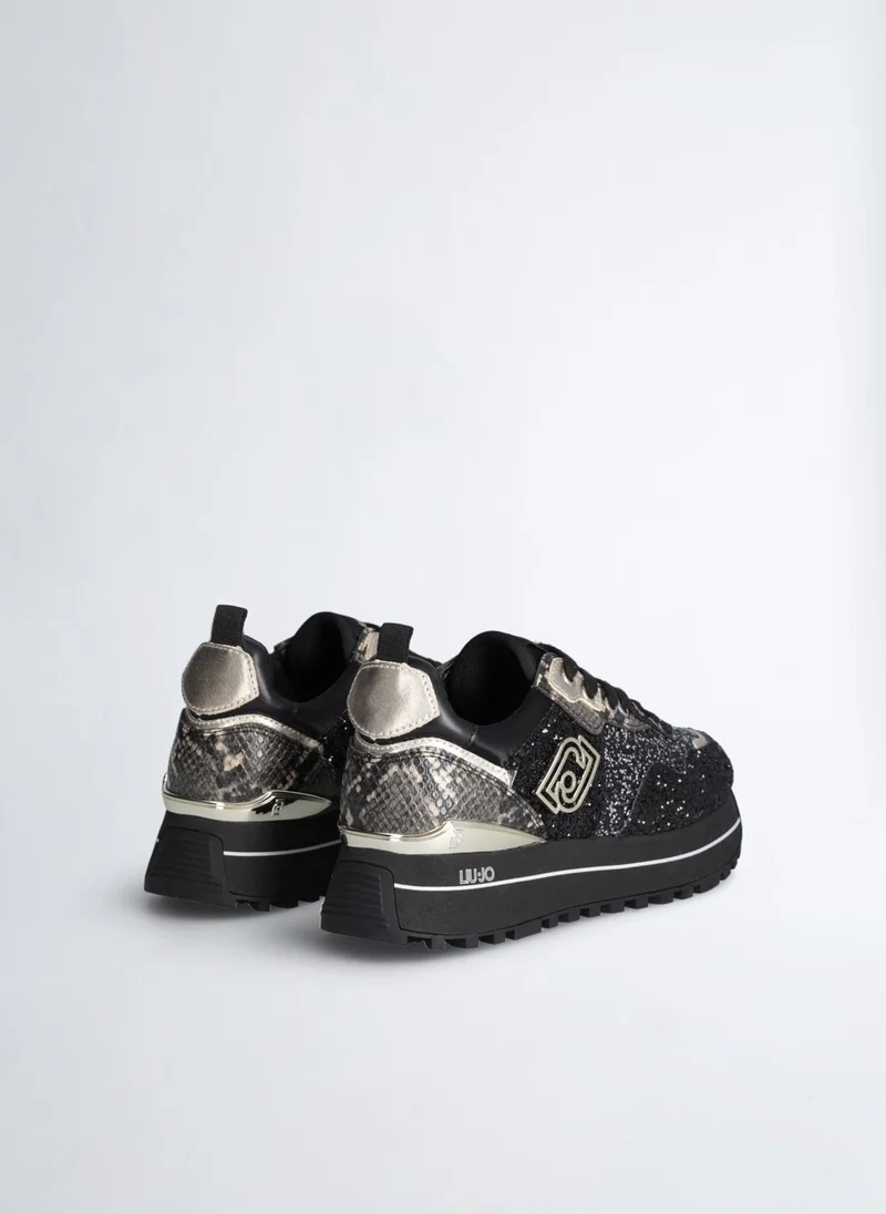 Liu Jo Platform Sneakers with Glitter