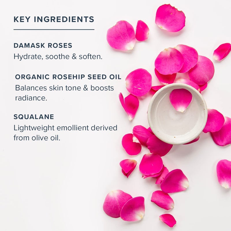 HERITAGE STORE Rose Oil Nourishing Treatment - Hydrating Face Oil for a Natural Glow - Dry to Combination Skin Care w/Organic Rosehip Seed, Damask Rose, Squalane Oil, Vegan, 60-Day Guarantee, 1oz - Image 4