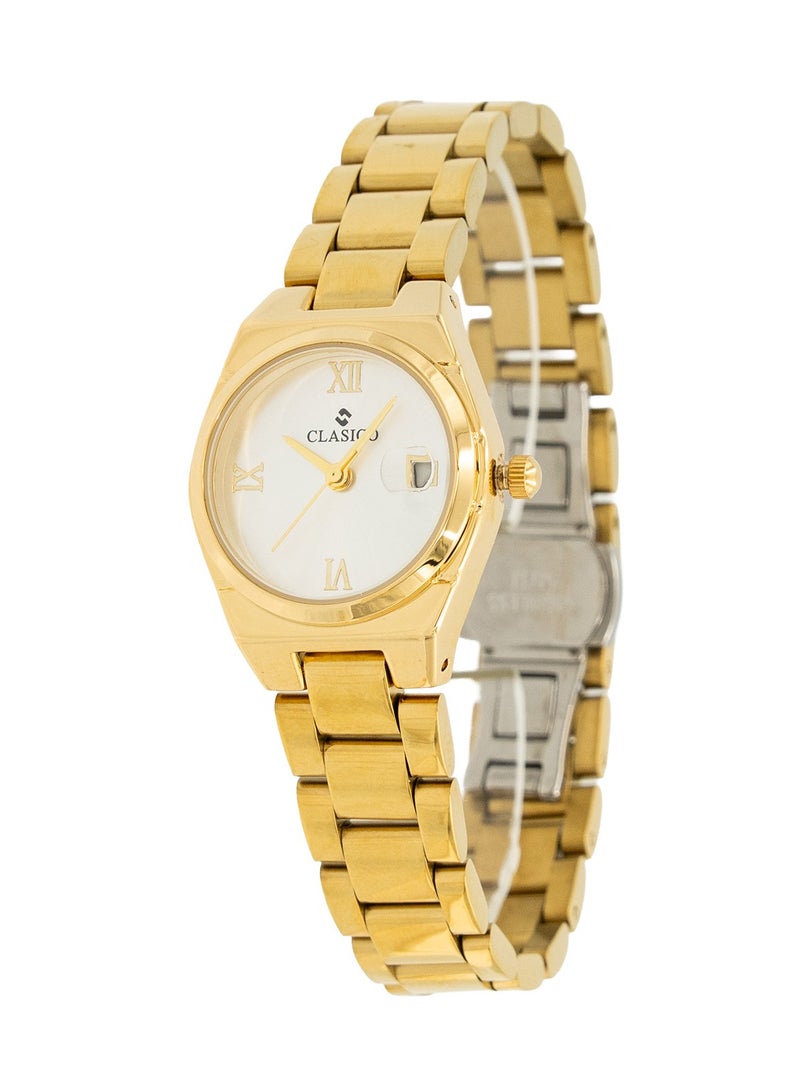 Clasico Elara Women Elegant Analog Watch 30mm – Gold - Image 2