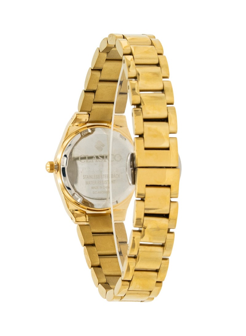 Clasico Elara Women Elegant Analog Watch 30mm – Gold - Image 4