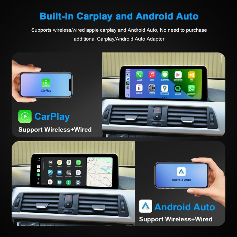 PEMP 10.25" Linux Head Unit for BMW 3 Series F30 F20 NBT CIC with Wireless and Wired CarPlay and Android Auto - Image 3