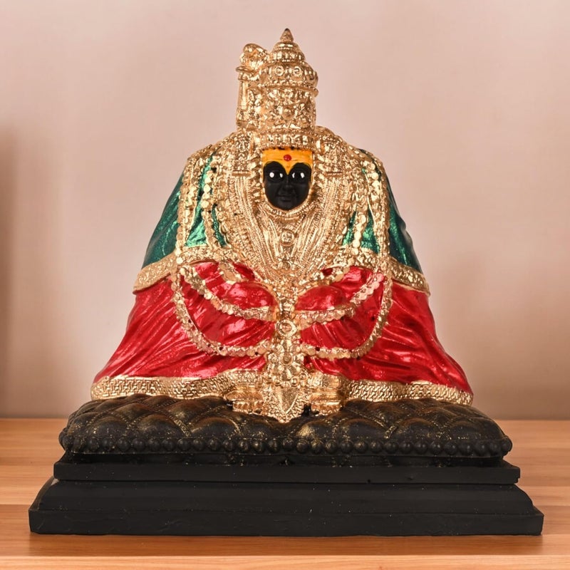 KariGhar Tulja Bhawani Idol Perfect for Car Dashboard and House Warming Multicolor 4 Inch - Image 2