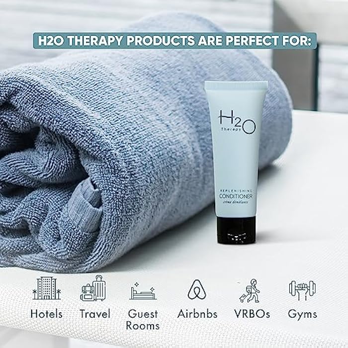 H2O Therapy Conditioner, Travel Size Hotel Hospitality, 1 oz (Case of 300) - Image 2