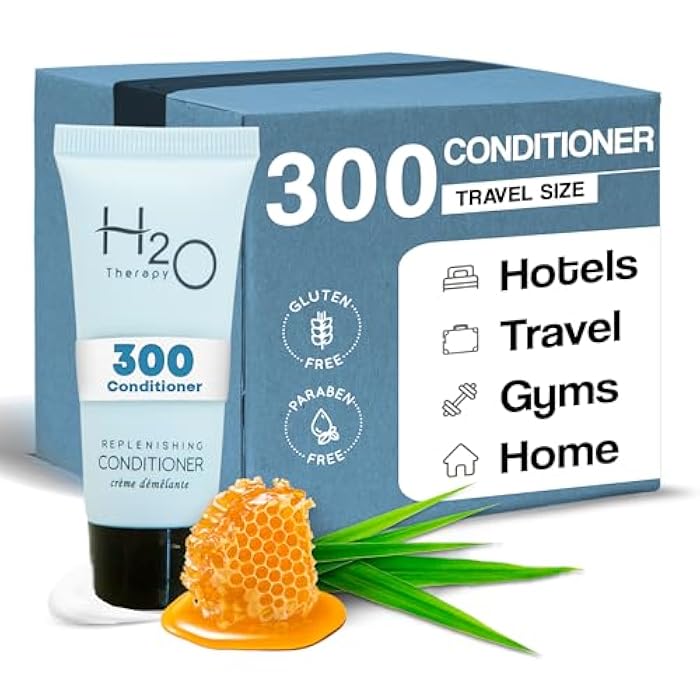 H2O Therapy Conditioner, Travel Size Hotel Hospitality, 1 oz (Case of 300) - Image 1