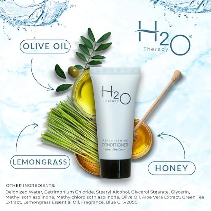 H2O Therapy Conditioner, Travel Size Hotel Hospitality, 1 oz (Case of 300) - Image 4
