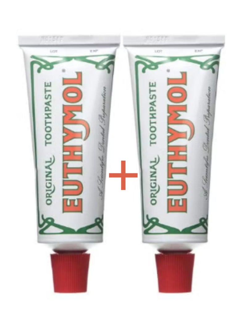 يوثيمول معجون أسنان حجم 75 مل 75ملليلتر  الأصلي - 2 قطعة - Image 1