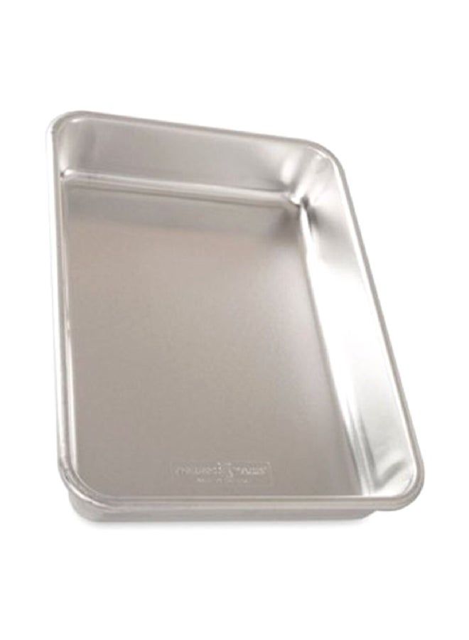 نورديك وير صينية كيك مستطيلة الشكل مصنوعة من الالومنيوم النقي من ، لون فضة، 9 × 13 انش 46600AHS - Image 3