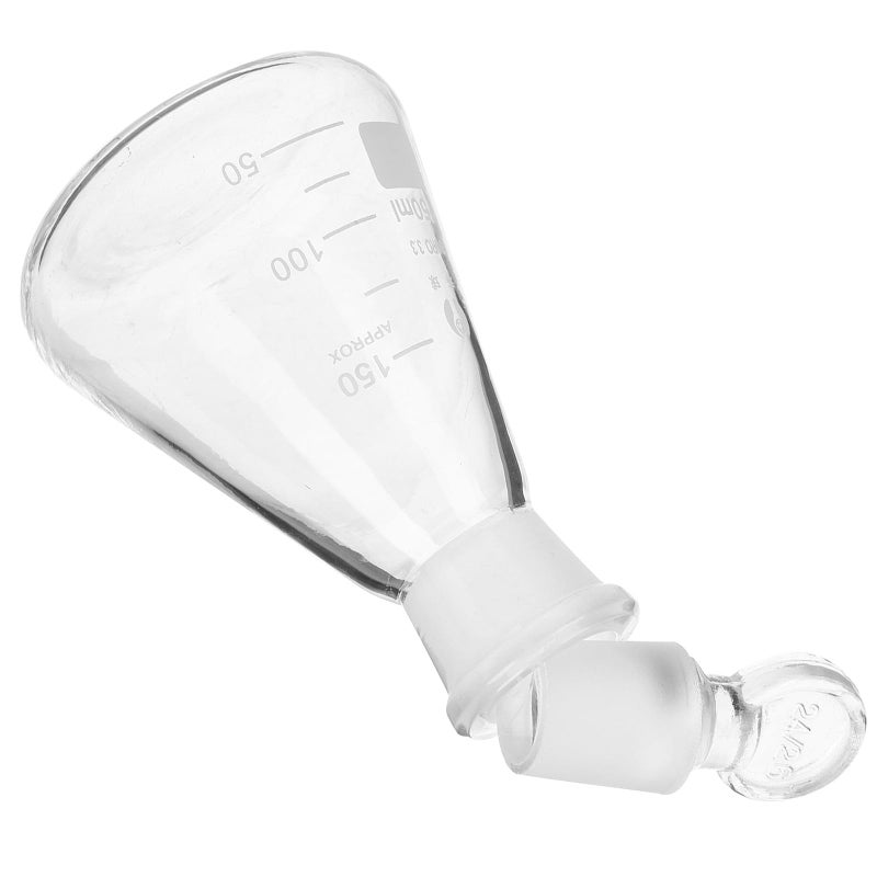 150ml Borosilicate Glass Erlenmeyer Flask with Stopper for Laboratory Chemistry Experiments - Image 2
