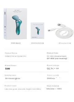 Generic Multifunctional Electric Massager, Heating Wand, Wireless, Handheld, Mini, Portable, Vibration - CF601  - Image 4