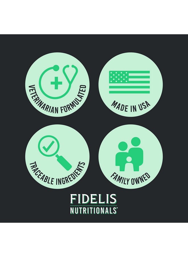 FIDELIS Joint Support Plus+ Hip & Joint Supplement for Dogs, Glucosamine for Dogs, Chondroitin Dog Treats, Vitamin C, Omega Fatty Acid, MSM, Adult, Big & Small, Made in USA, Duck Flavor, 60 Soft Chews - Image 4