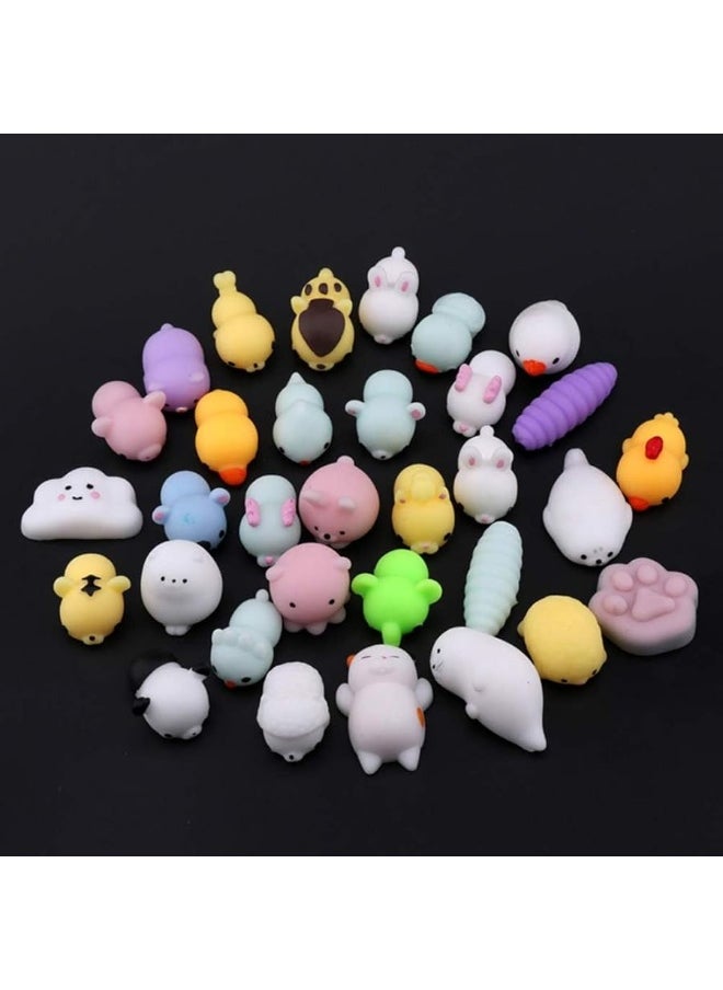 Bingcute 24Pcs Mochi Squishy ToysValentines Day Gifts for Kids Classroom Kawaii squishies Toys Party Favors for Kids Stress Relief Toys Squeeze Toys Easter Egg fillers Toy Easter Basket Stuffers  - Image 1