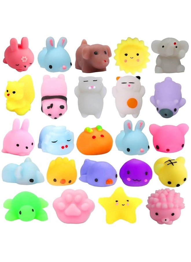 Bingcute 24Pcs Mochi Squishy ToysValentines Day Gifts for Kids Classroom Kawaii squishies Toys Party Favors for Kids Stress Relief Toys Squeeze Toys Easter Egg fillers Toy Easter Basket Stuffers  - Image 5