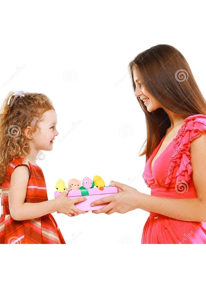 Bingcute 24Pcs Mochi Squishy ToysValentines Day Gifts for Kids Classroom Kawaii squishies Toys Party Favors for Kids Stress Relief Toys Squeeze Toys Easter Egg fillers Toy Easter Basket Stuffers  - Image 2