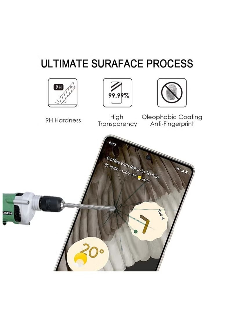 Screen Protector For Google Pixel 7 Pro Curved Edge Full Screen Tempered Glass Film - Image 4