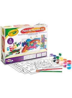 Crayola Paint by Numbers Set, Creative Children's Activity with Tempera, from 5 Years, 04-2949  - Image 1