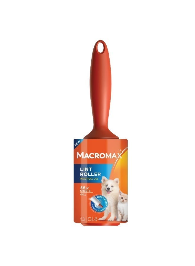 Macromax بكرة إزالة الوبر اللاصقة للغاية من ماكروماكس لإزالة شعر الحيوانات الأليفة - 60 ورقة - Image 1