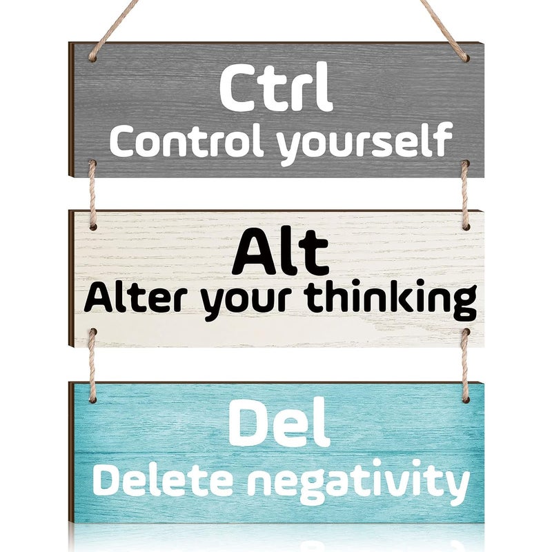 Al Raied ARS® Inspirational Wall Art - Rustic Wooden Hanging Decor with Motivational Quotes - Image 1