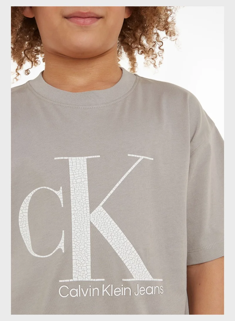 Calvin Klein Jeans Kids Crew Neck T-Shirt
