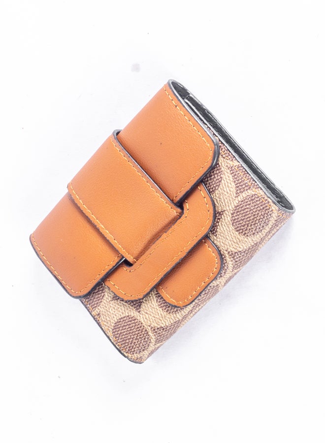The Black Pearl Accessories Leather Card Holder with 11 Pockets Brown  - Image 1
