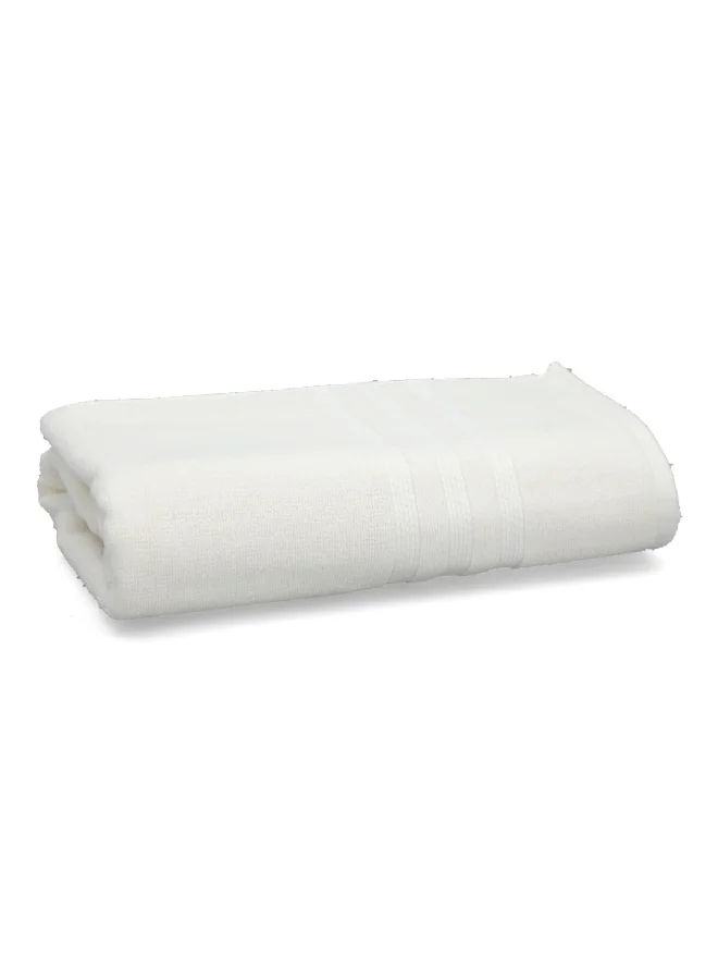 Cannon Melange Quick Drying Premium Quality Face Towel White 50 x 100 cm