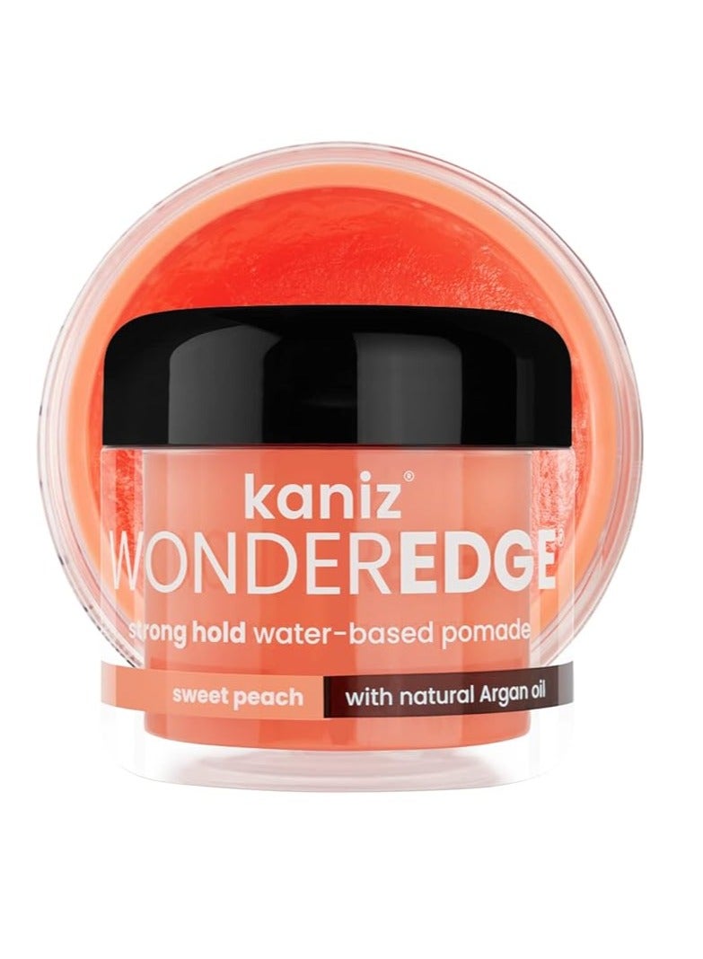 Kaniz Wonder Edge Sweet Peach water based pomade 120 ml - Image 1