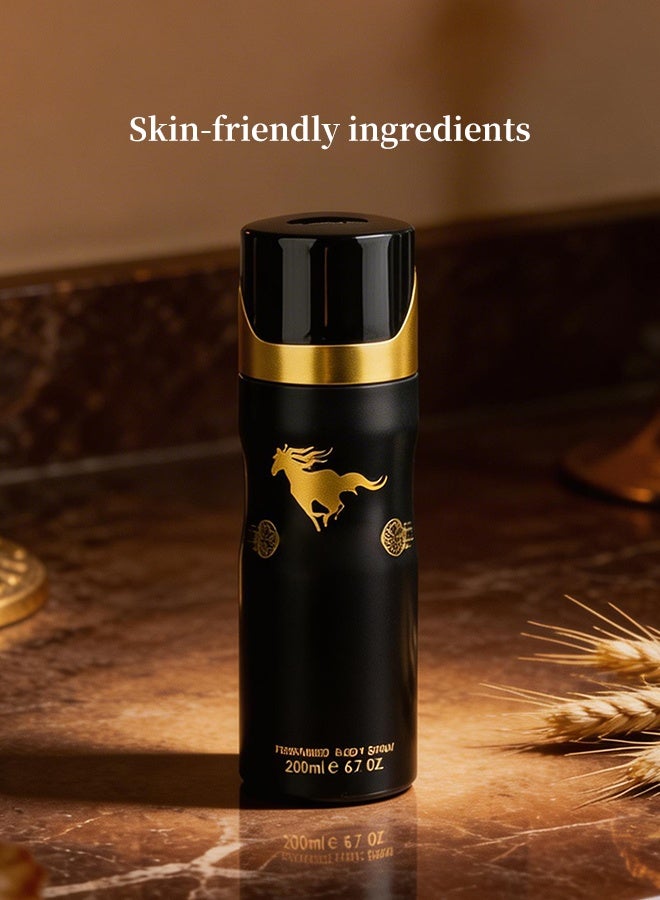 MARK HIM Eau de Parfum 90ml & Perfumed Body Spray 200ml Gift Set, Woody Oriental Fragrance for Men, Long-Lasting Luxury Premium Gift for him, Arabian-Inspired Aromatic Gift - Image 3