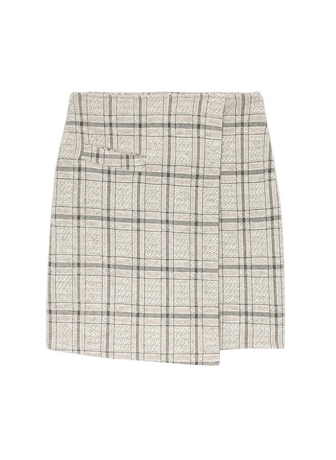 promod - Short checked skirt - Image 1