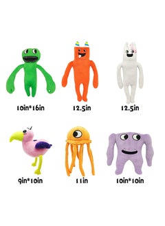 XICEN 6PCS Garden of Banban Plush Garden of Banban Jumbo Josh Plushies Toys Soft Monster Horror Stuffed Animals Figure Doll for Fans Adults and Kids  - Image 2