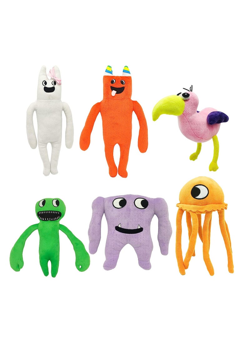 XICEN 6PCS Garden of Banban Plush Garden of Banban Jumbo Josh Plushies Toys Soft Monster Horror Stuffed Animals Figure Doll for Fans Adults and Kids  - Image 1