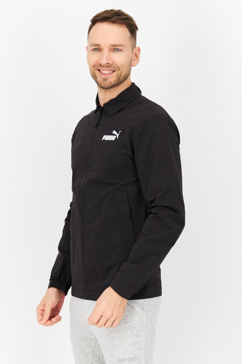 PUMA Men Sportswear Fit Brand Logo Full Zip Jacket, Black - Image 2