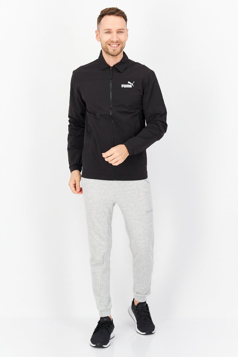 PUMA Men Sportswear Fit Brand Logo Full Zip Jacket, Black - Image 4