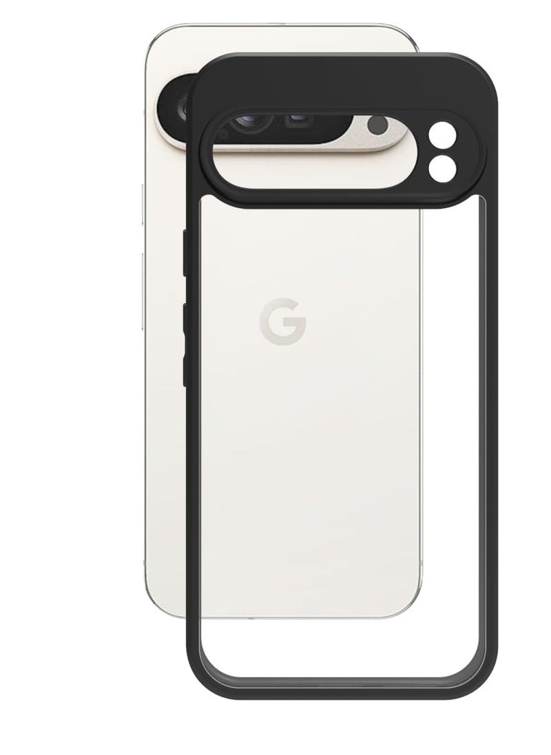 Case for Pixel 9 Pro XL Shockproof Crystal Clear Hard Back Cover [Anti-Yellowing] Case Edge TPU Bumper Protection Transparent Back Cover Case for Pixel 9 Pro XL  - Image 4