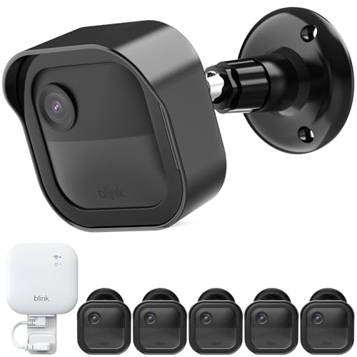 Pefecon Camera Mount for Blink Outdoor 4 (4th Gen) and Blink Outdoor (3rd Gen), 5 Pack Weatherproof Protective Housing and 360 Degree Adjustable Mount with Sync Module Mount - Image 1