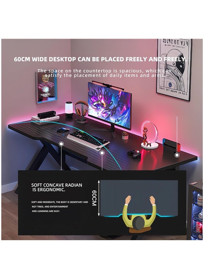 Large Gaming Desk, Thicken Gaming Table, Simple Game Table for Home Bedroom Table, Student Writing Study Tables