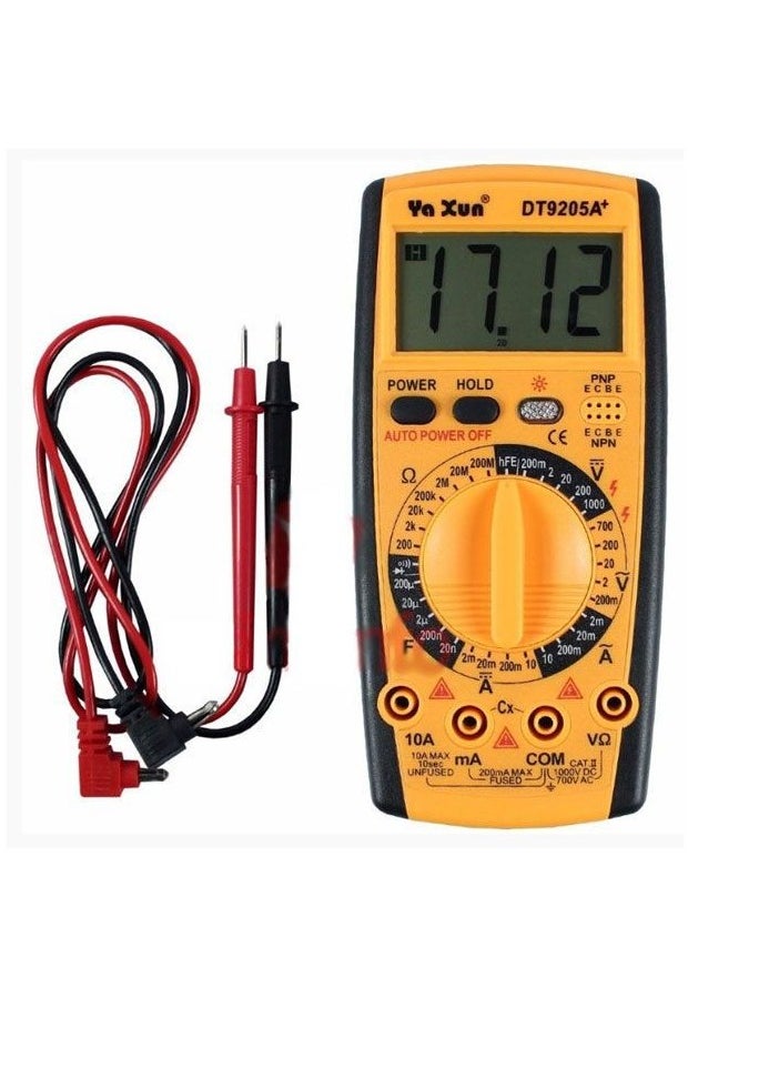 Yaxun YAXUN YX9205A Electronic Digital Multimeter Universal Auto Shut Off 