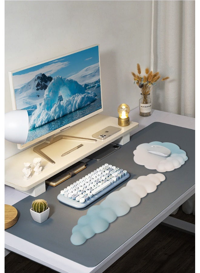 NeeMee Cute cartoon silicone anti-slip wrist rest mouse pad for computer and office use. - Image 3