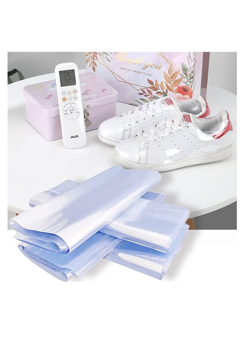 Generic Shrink Wrap Bags, PVC Clear Heat Sealer Bags, Seal Wrapping Supplies, Waterproof Odorless and Transparent, for Shoes Storage, Gifts, Remote Control, Candles, DIY Crafts Packaging, 50pcs (25 * 40cm)  - Image 1