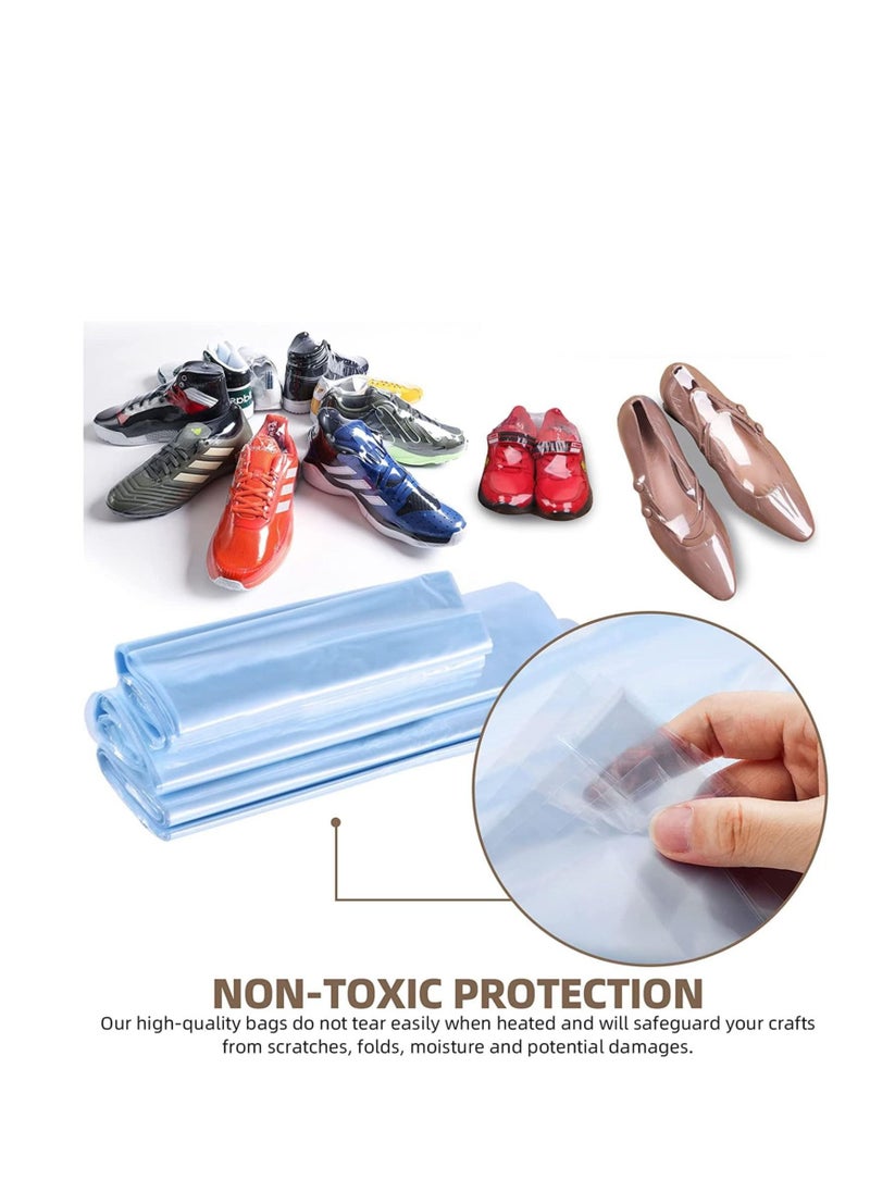 Generic Shrink Wrap Bags, PVC Clear Heat Sealer Bags, Seal Wrapping Supplies, Waterproof Odorless and Transparent, for Shoes Storage, Gifts, Remote Control, Candles, DIY Crafts Packaging, 50pcs (25 * 40cm)  - Image 4