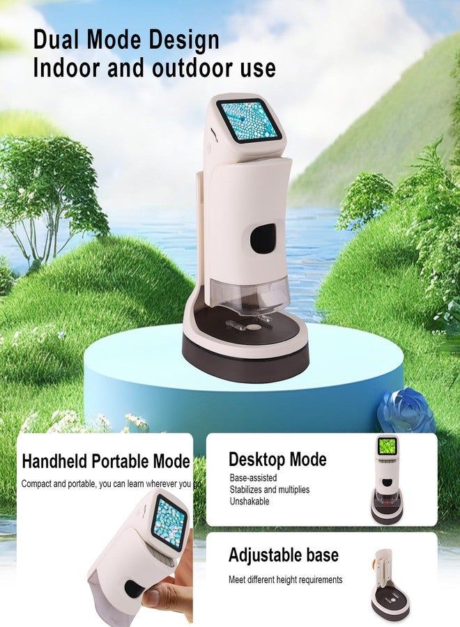 OOZSTAR Microscope for Kids,1000x Handheld Microscope,2" HD Screen, Portable Educational Gift,Suitable for Kids 8-12 - Image 5