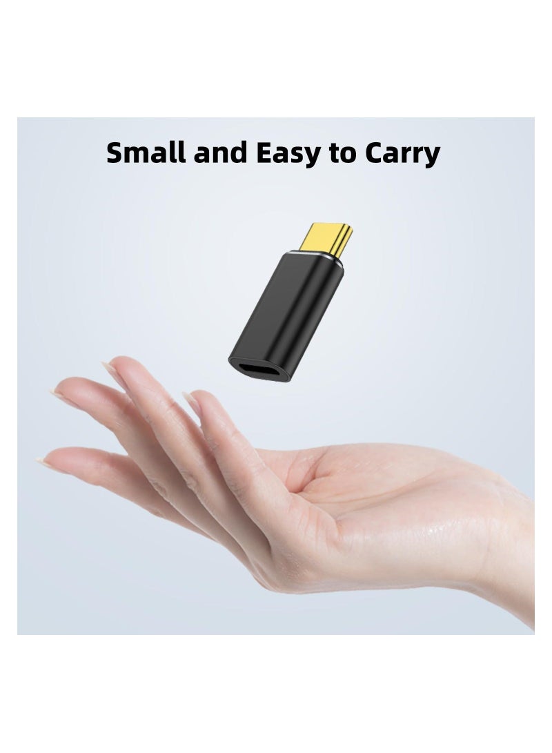 USB-C Male to Lightning Female Adapter (2 Pack), PD Fast Charging & Data Transfer, USB Type C Charger Connector Compatible with iPhone 15/15 Plus/15 Pro/15 Pro Max, iPad Air, Other Type C Device  - Image 4