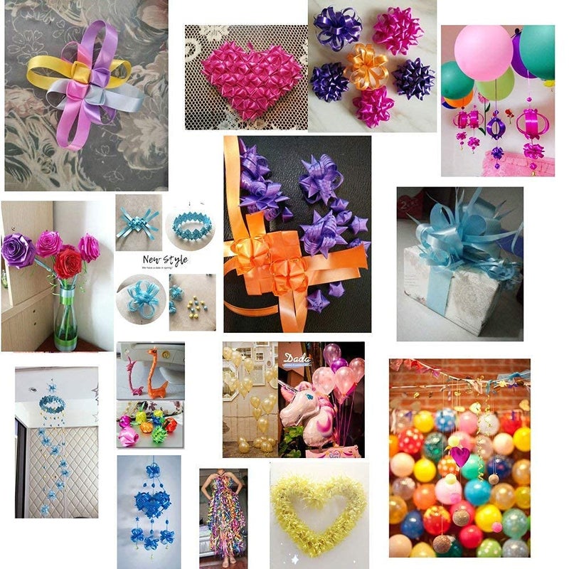 DIY Crafts Pack Of 400 Yard, Multicolour, Polyester Ribbon for Floral Arrangement, Bouquet, and Big DIY Artwork Pr (Pack Of 400 Yard, Multicolour) - Image 3