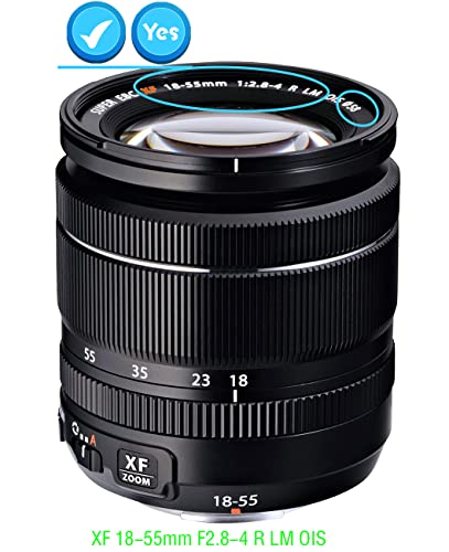 HUIPUXIANG 58mm Lens Cap Cover for Fuji Fujifilm Fujinon XF 18-55mm XF18-55mm f/2.8-4 R LM OIS(Not for MKX18-55mmT2.9),XF 33mmF1.4 R LM WR Lens,HUIPUXIANG [2 Pack] - Image 2
