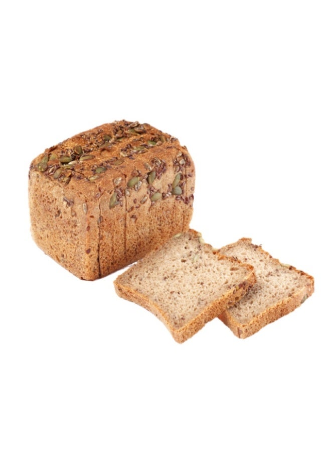 Brown Bread Sliced, Multiseed - 350g, UAE