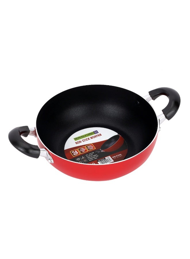 Royalford Non Stick Wok Pan 24CM - Image 2