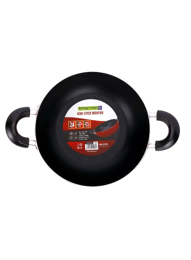 Royalford Non Stick Wok Pan 24CM - Image 5