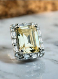 zilara Rect Sparkle Halo Stud Earrings  - Image 5